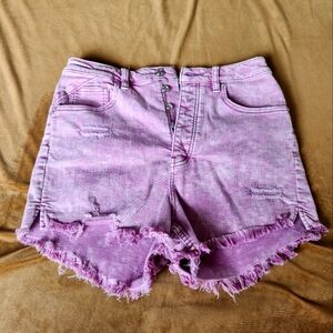 Free People High Wast Button Up Shorts